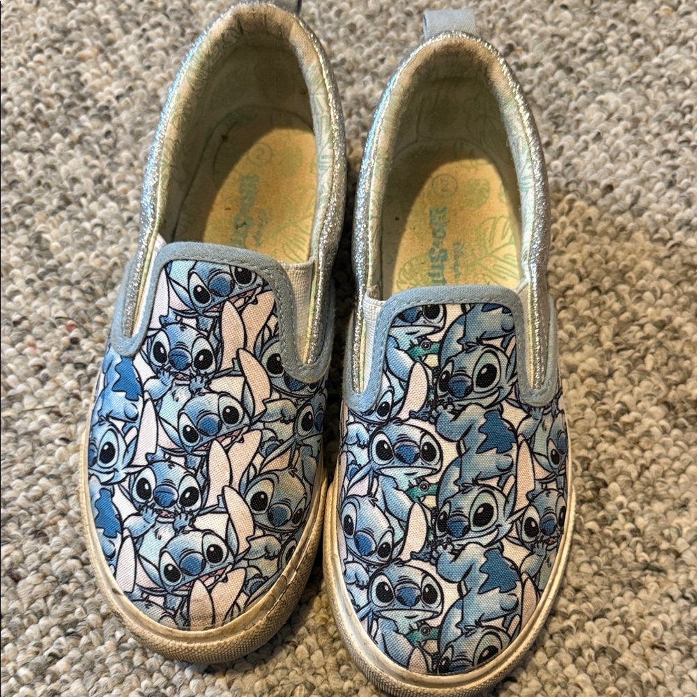 Kids Blue Slip-On Shoes